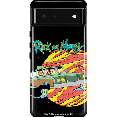 Adult Swim Rick and Morty Family Wagon Pixel Cases